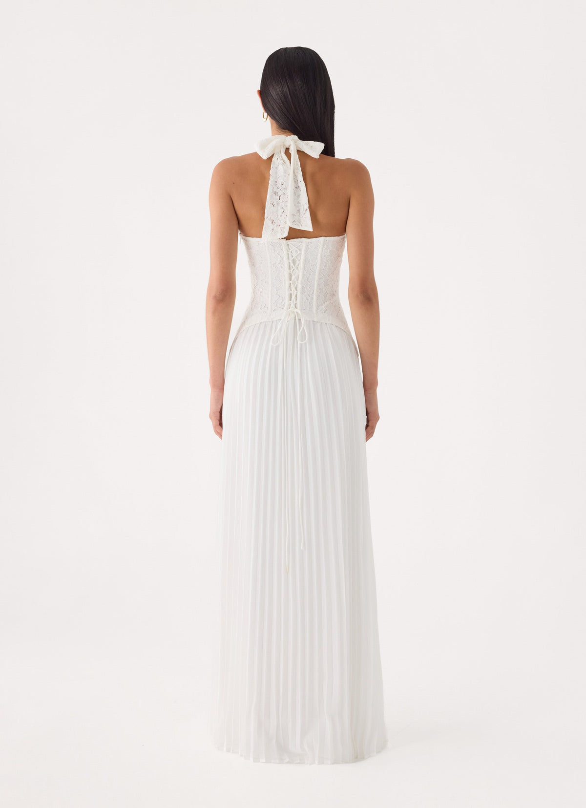 Tunnel Vision Maxi Dress - White