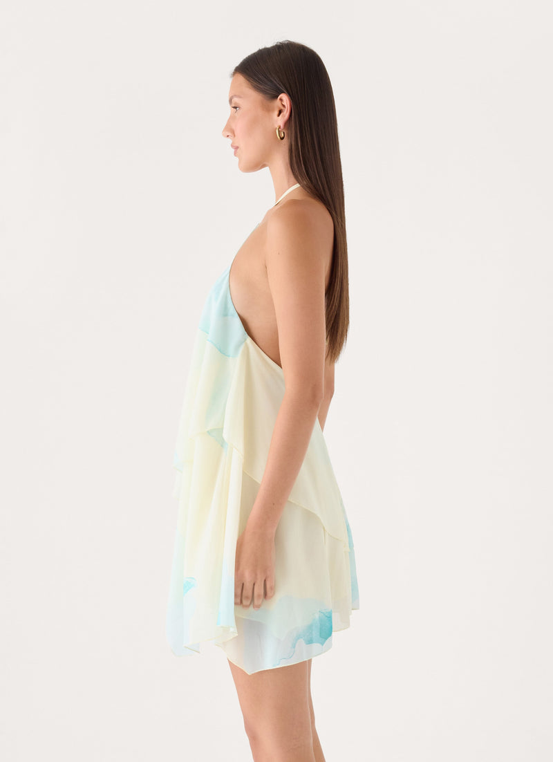 Twin Flame Mini Dress - New Romance Print