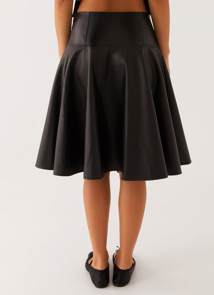 Tyler Midi Skirt - Black