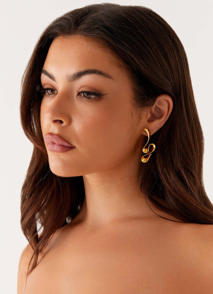 Valencia Earrings - Gold