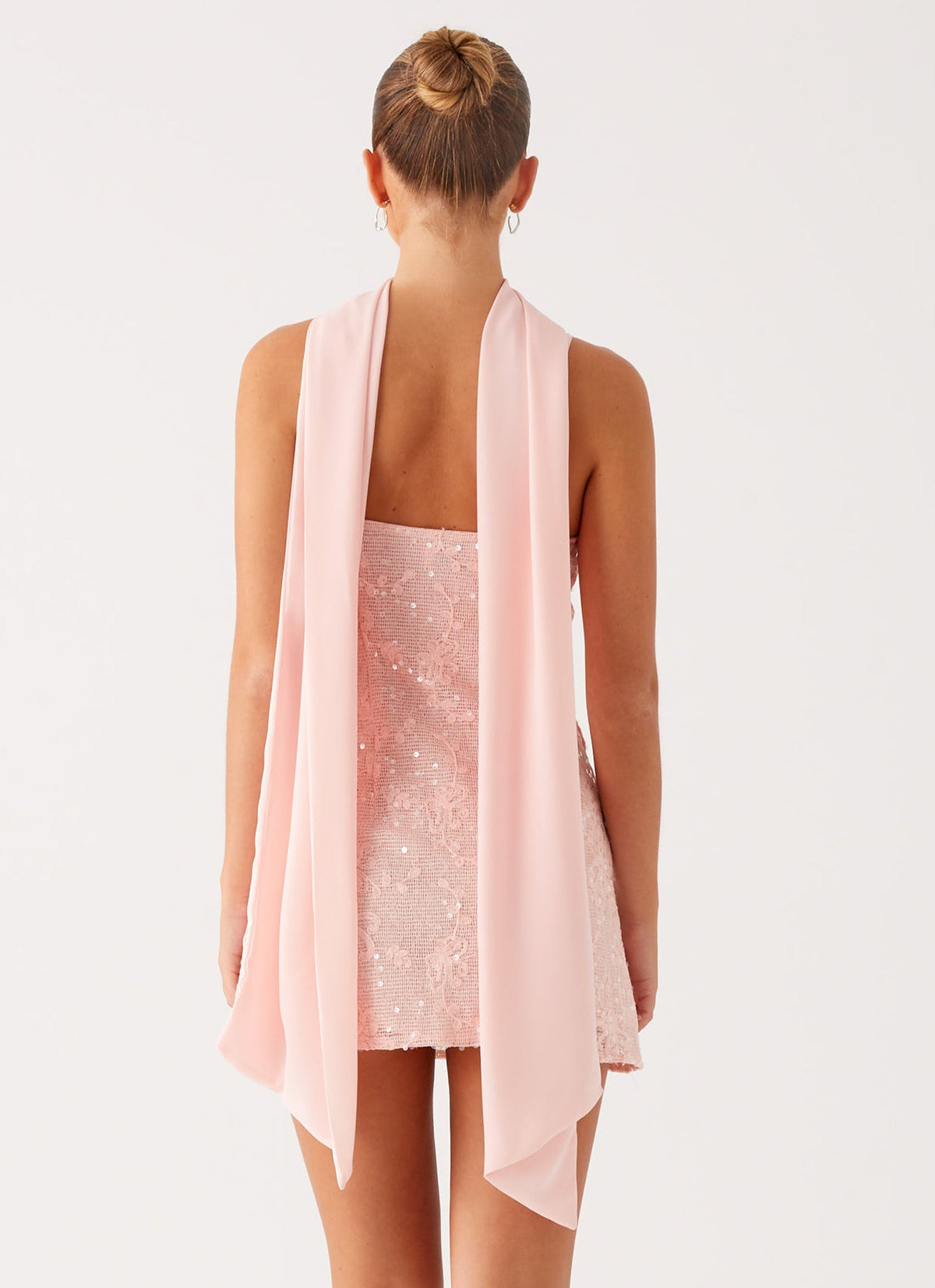 Vision Sequin Mini Dress - Pink