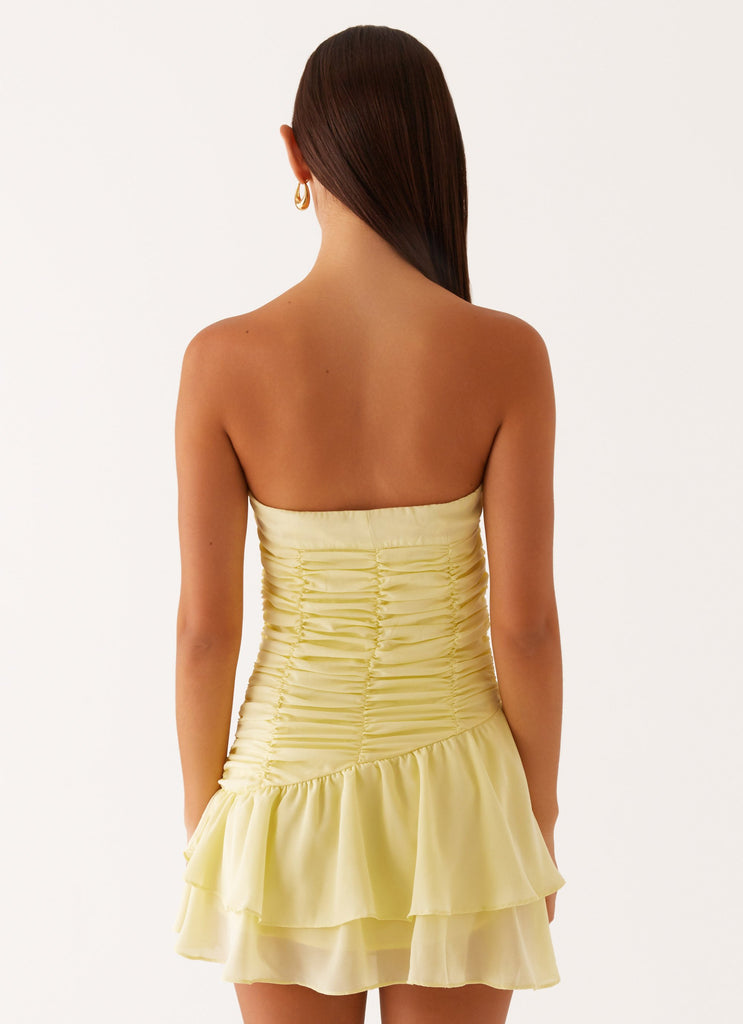 Viviana Mini Dress - Yellow