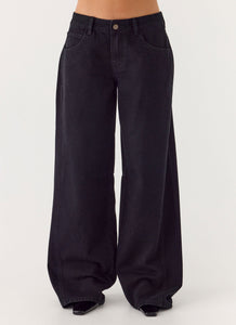 Waylon Low Rise Jeans - Black