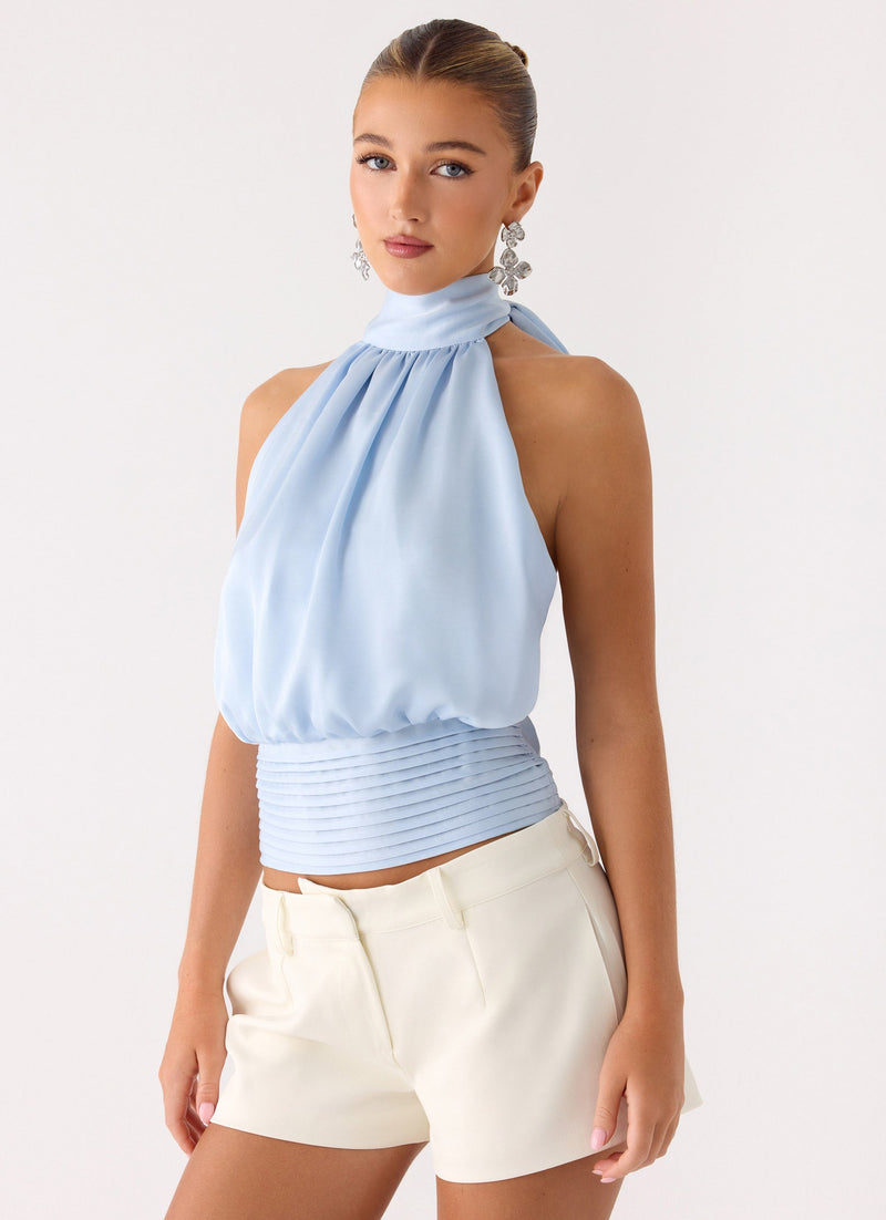 Willow Top - Pale Blue