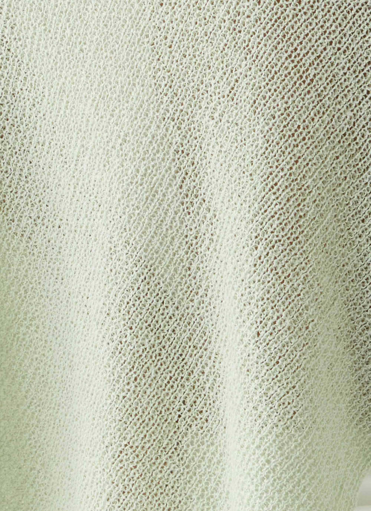 Yas Knit Cape - Green