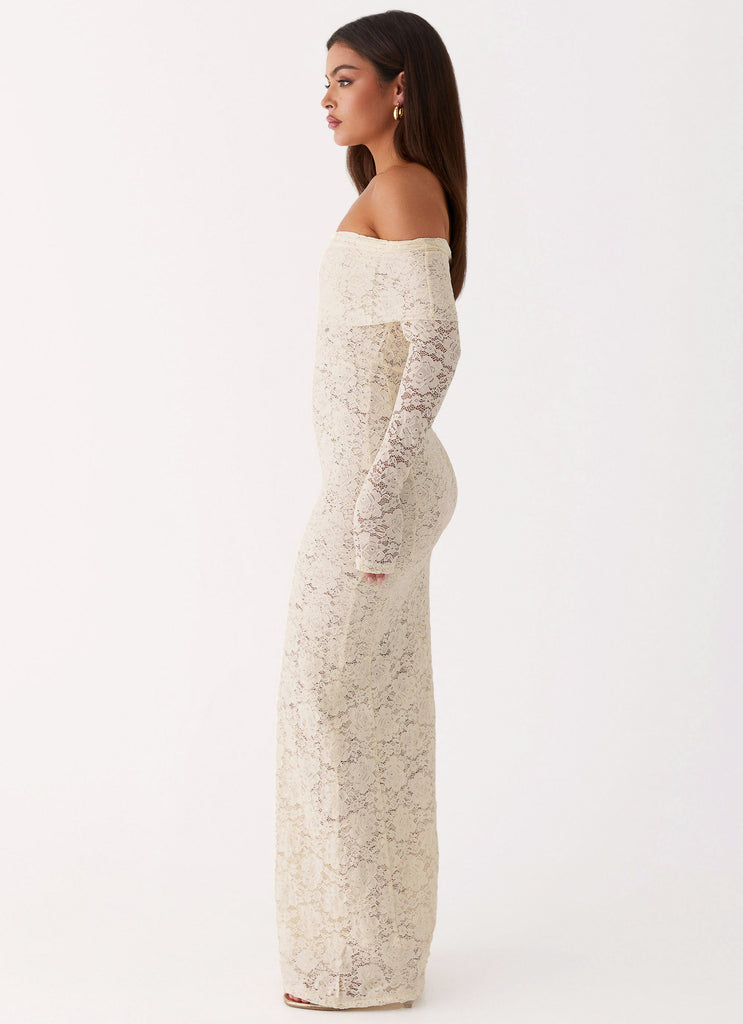 Yours Always Lace Maxi Dress - Ivory