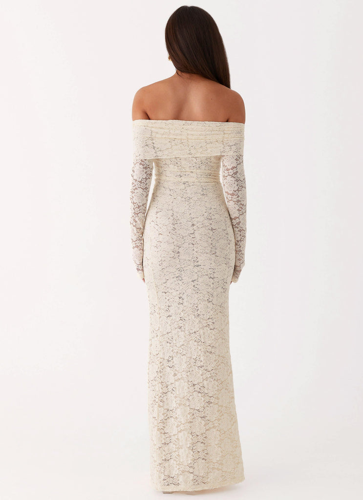 Yours Always Lace Maxi Dress - Ivory