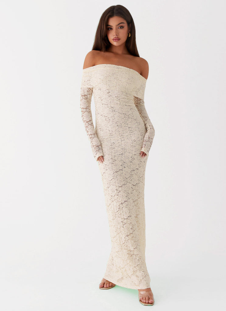 Yours Always Lace Maxi Dress - Ivory