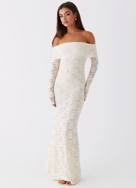 Lace maxi dress deals