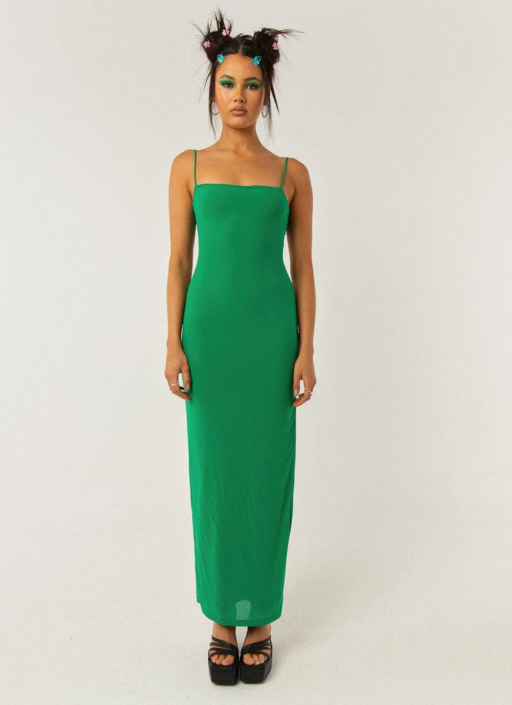 Heading West Maxi Dress - Jade Green - Peppermayo