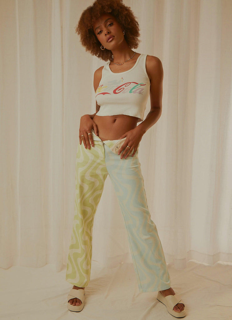 Ma Belle Pants - Ocean Wave - Peppermayo