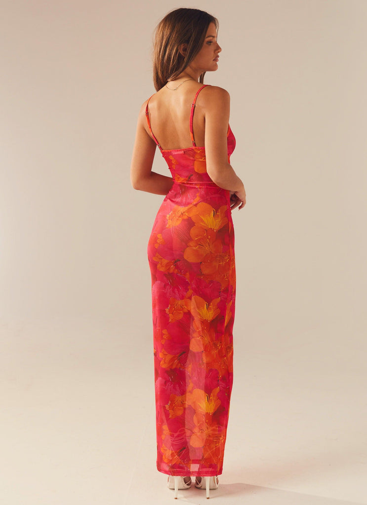 Love On The Run Maxi Dress - Floral Sun - Peppermayo